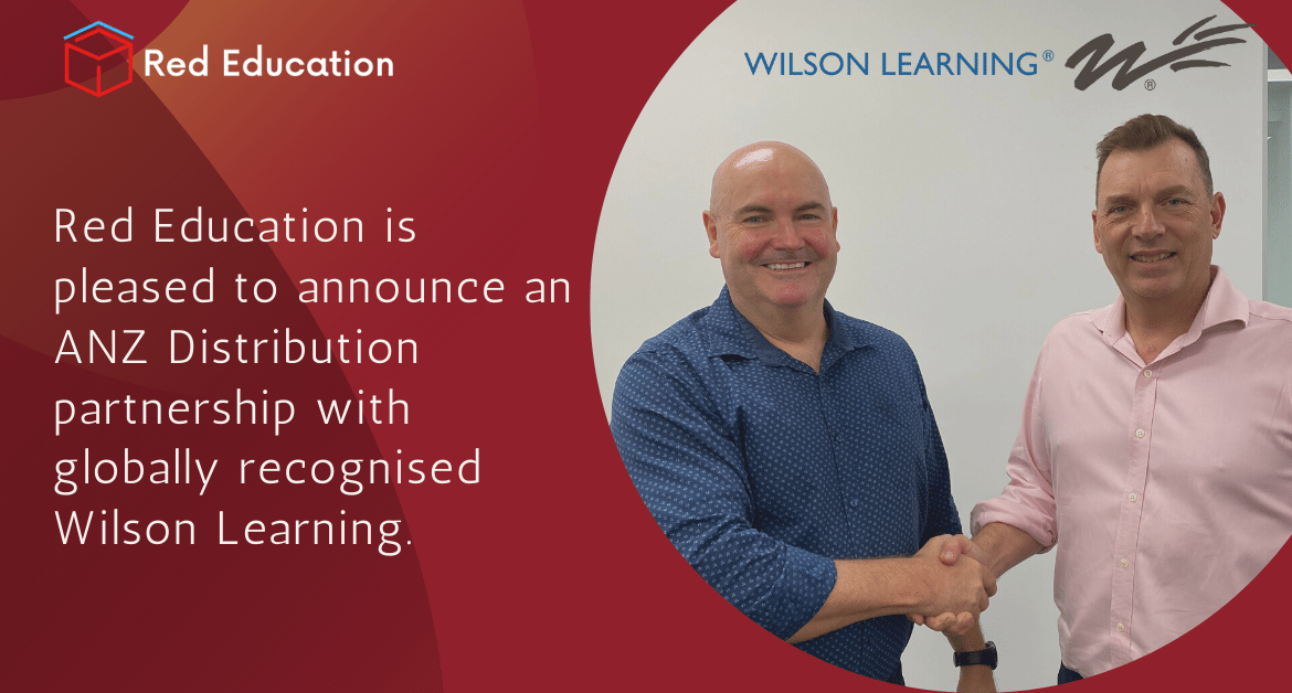 Red Education is pleased to announce an ANZ Distribution partnership with globally recognized Wilson Learning