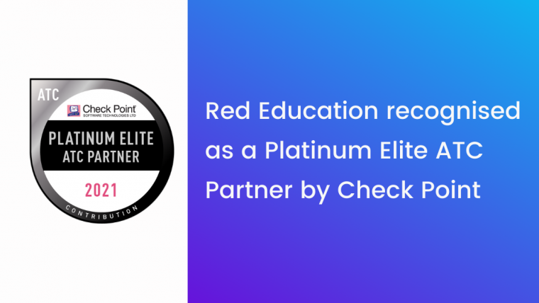 Red Education recognised as a Platinum Elite ATC Partner by Check Point