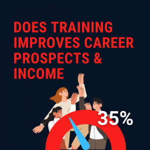 Does training improve career prospects