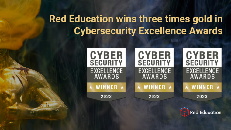 Red Education wins three times gold in Cybersecurity Excellence Awards