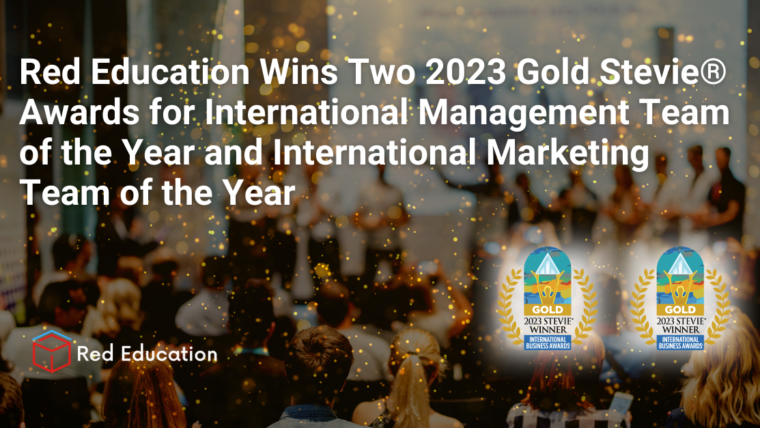 Red Education Wins Two 2023 Gold Stevie® Awards for International Management Team of the Year and International Marketing Team of the Year