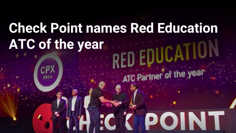 Check Point names Red Education Authorised Training Company of the Year